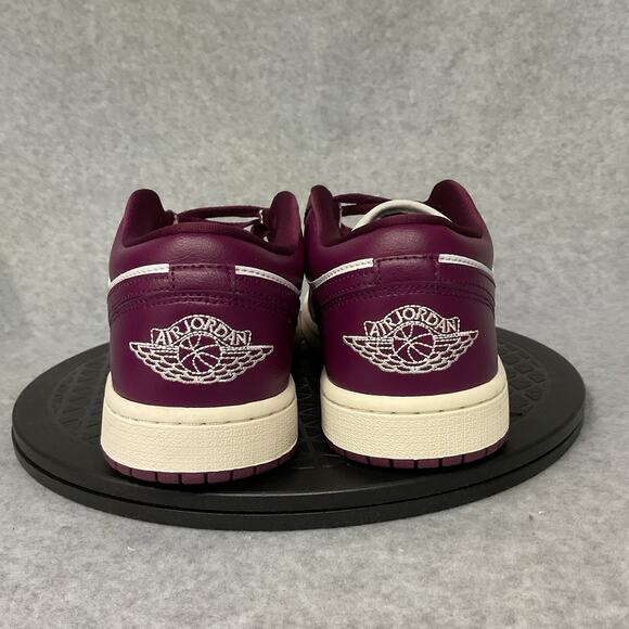 Nike Air Jordan 1 Low White-Bordeaux-Sail Womens Sz 8.5 [DC0774-161] - Picture 2 of 6